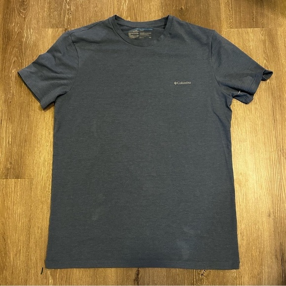 Columbia Other - Columbia Steal Blue Men’s Short Sleeve Tee Everyday Classic Crew Neck